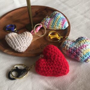 Heart Key Chains