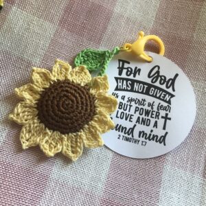 Sunflower Key Chain