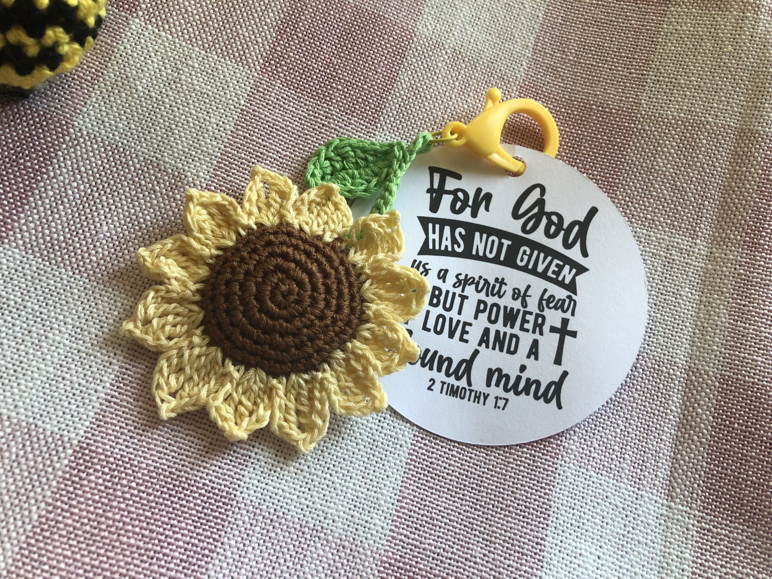 Sunflower Key Chain